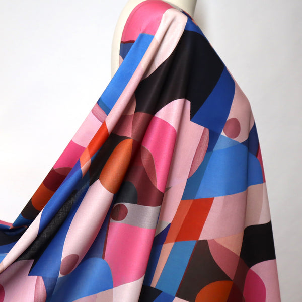 Greta Laundy Design ~ Cotton Voile - Summer Swim | Blue *Remnant 4.3m Was $119.95 Now $89.95